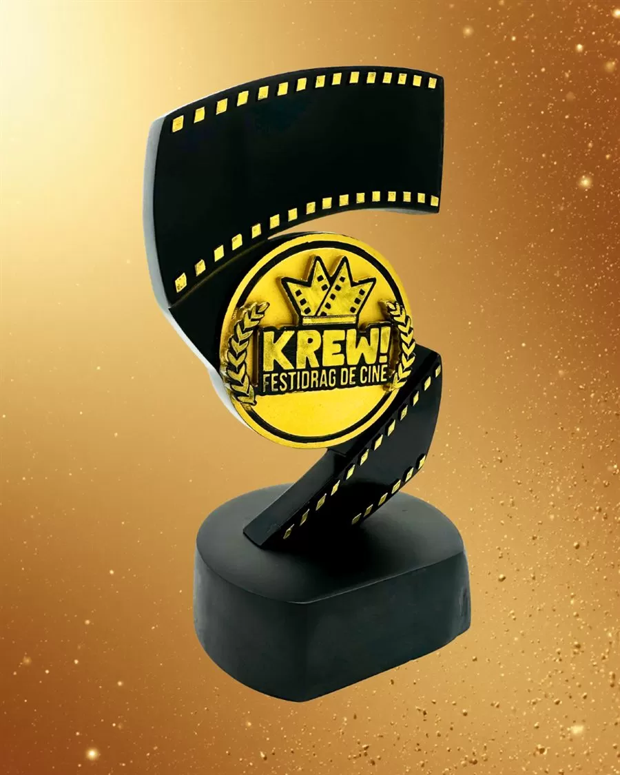 Trofeo de resina para festival de cine por Alpuerta